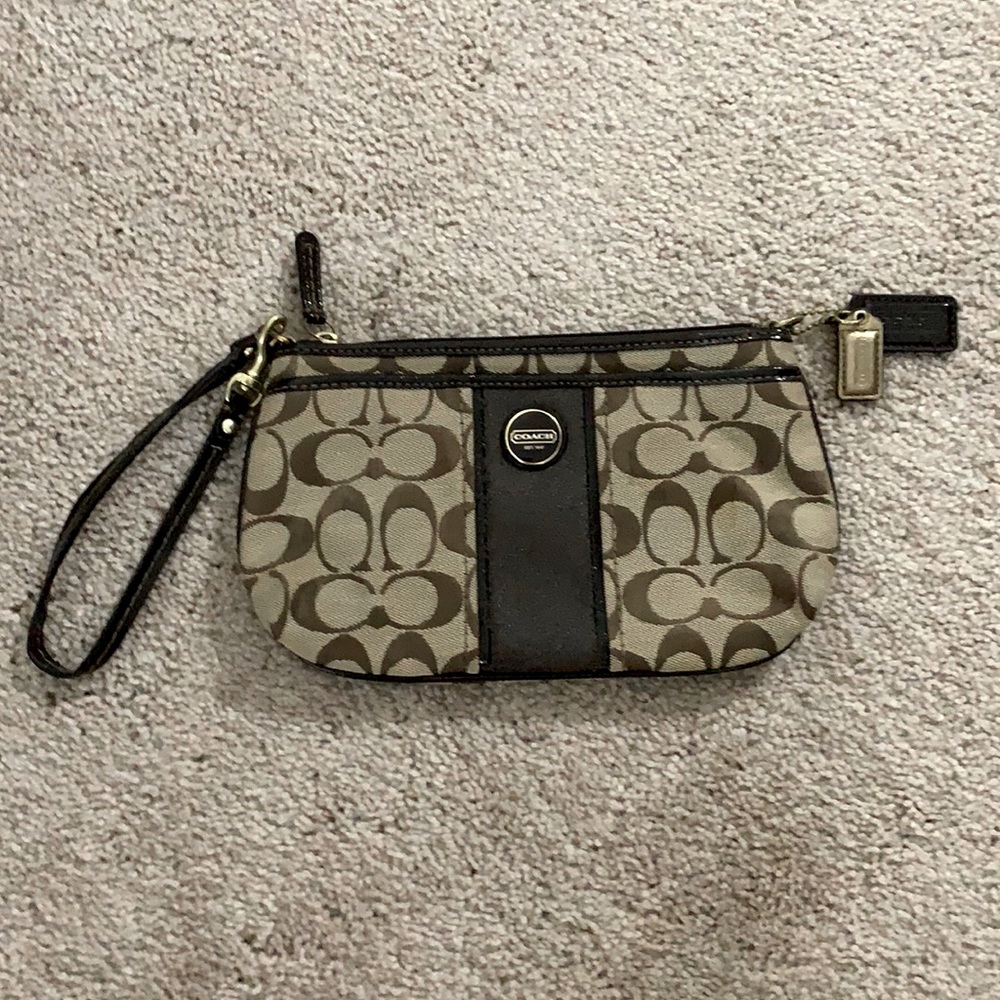 COACH brand wristlet